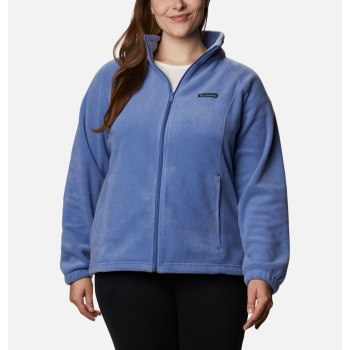 Columbia Benton Springs Full Zip Plus Size, Chamarras Azules Para Mujer | 584706-JLK